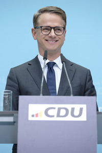 Pressekonferenz der CDU nach den Gremiensitzungen in Berlin