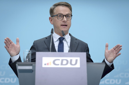 Pressekonferenz der CDU nach den Gremiensitzungen in Berlin