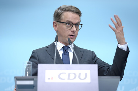 Pressekonferenz der CDU nach den Gremiensitzungen in Berlin