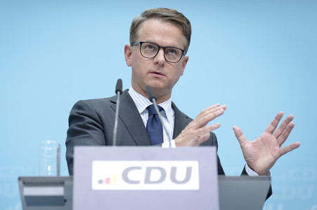 Pressekonferenz der CDU nach den Gremiensitzungen in Berlin
