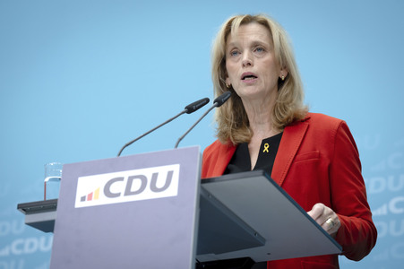 Pressekonferenz der CDU nach den Gremiensitzungen in Berlin