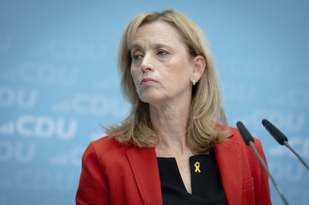 Pressekonferenz der CDU nach den Gremiensitzungen in Berlin