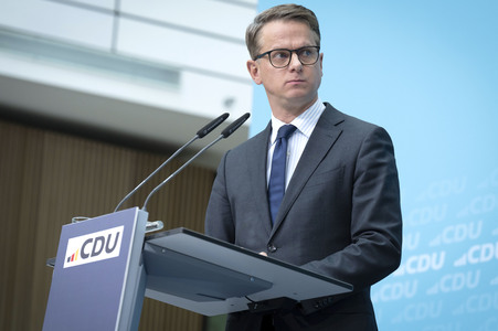 Pressekonferenz der CDU nach den Gremiensitzungen in Berlin