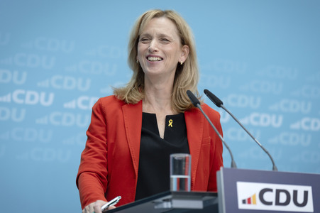 Pressekonferenz der CDU nach den Gremiensitzungen in Berlin