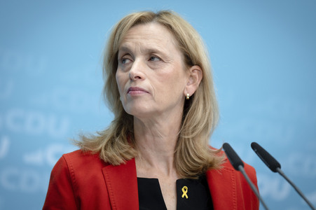 Pressekonferenz der CDU nach den Gremiensitzungen in Berlin