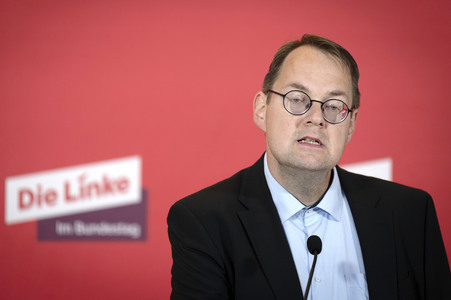 Fraktionssitzung der Bundestagsfraktion der Partei Die Linke in Berlin