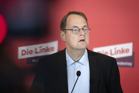Fraktionssitzung der Bundestagsfraktion der Partei Die Linke in Berlin