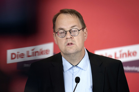 Fraktionssitzung der Bundestagsfraktion der Partei Die Linke in Berlin