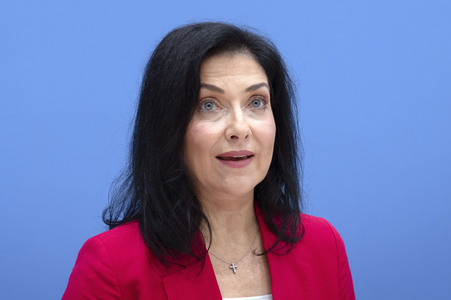 Bundespressekonferenz 'Vorstellung der Herbstprojektion 2025 der Bundesregierung' in Berlin