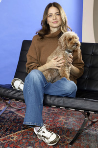 Fototermin mit Eva Padberg zum Welthundetag in Hamburg