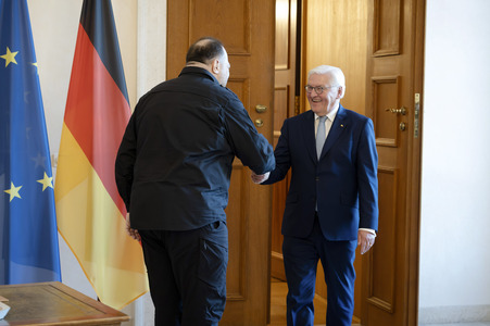 Begrüßung des ukrainischen Parlamentspräsidenten in Berlin