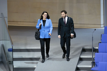 34. Sitzung des Deutschen Bundestages in Berlin