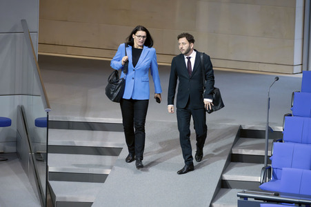 34. Sitzung des Deutschen Bundestages in Berlin