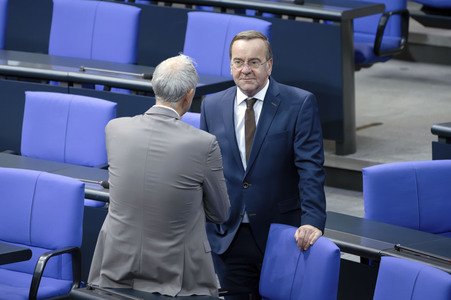 34. Sitzung des Deutschen Bundestages in Berlin