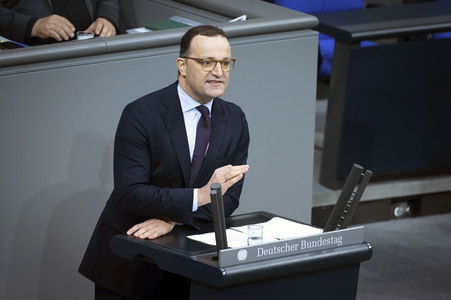 34. Sitzung des Deutschen Bundestages in Berlin