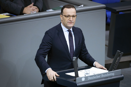 34. Sitzung des Deutschen Bundestages in Berlin