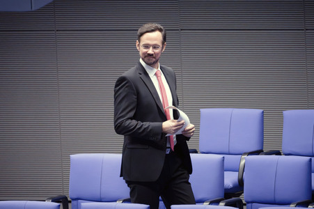 34. Sitzung des Deutschen Bundestages in Berlin