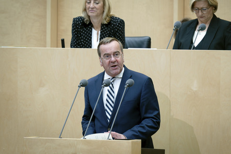 Boris Pistorius in der 1058. Bundesratssitzung in Berlin