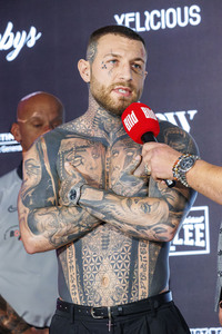 Wiegen zum Boxevent 'Fame Fighting 3' in Essen