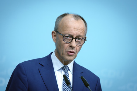 Pressekonferenz zu den Ergebnissen der Präsidiumsklausur mit dem Bundeskanzler und Parteivorsitzenden der CDU in Berlin