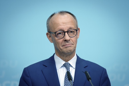 Pressekonferenz zu den Ergebnissen der Präsidiumsklausur mit dem Bundeskanzler und Parteivorsitzenden der CDU in Berlin