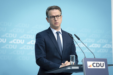 Pressekonferenz zu den Ergebnissen der Präsidiumsklausur mit dem Bundeskanzler und Parteivorsitzenden der CDU in Berlin