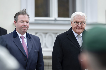 Begrüßung des Großherzogs von Luxemburg in Berlin