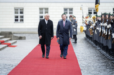 Begrüßung des Großherzogs von Luxemburg in Berlin