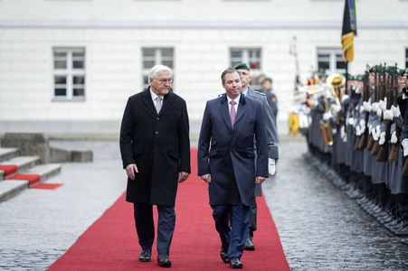 Begrüßung des Großherzogs von Luxemburg in Berlin