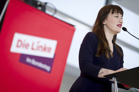 Fraktionssitzung der Bundestagsfraktion der Partei Die Linke in Berlin