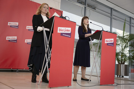 Fraktionssitzung der Bundestagsfraktion der Partei Die Linke in Berlin