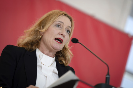 Fraktionssitzung der Bundestagsfraktion der Partei Die Linke in Berlin