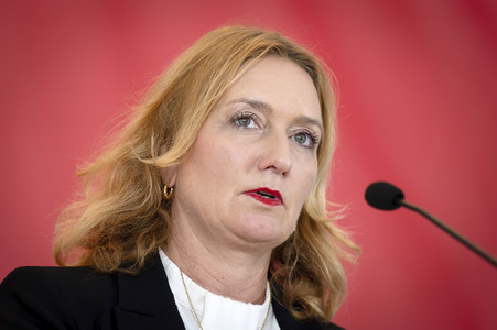 Fraktionssitzung der Bundestagsfraktion der Partei Die Linke in Berlin