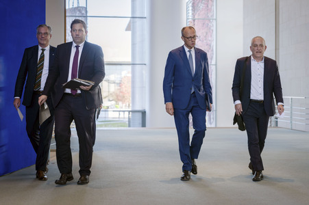 Pressestatement im Anschluss an den Stahlgipfel in Berlin