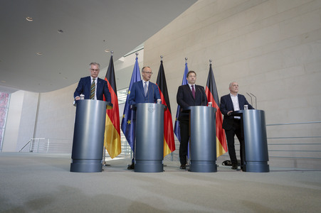 Pressestatement im Anschluss an den Stahlgipfel in Berlin