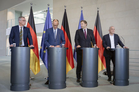 Pressestatement im Anschluss an den Stahlgipfel in Berlin