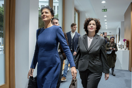 Pressekonferenz des BSW in Berlin