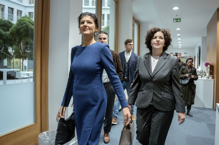 Pressekonferenz des BSW in Berlin