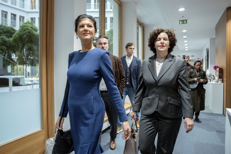 Pressekonferenz des BSW in Berlin