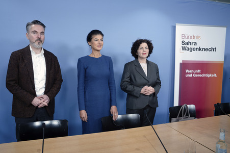 Pressekonferenz des BSW in Berlin