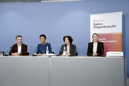 Pressekonferenz des BSW in Berlin