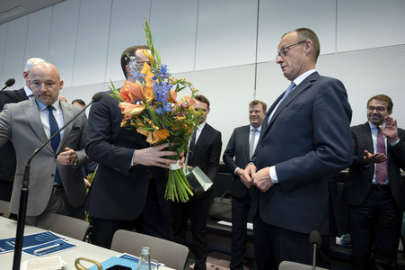 Fraktionssitzung der CDU/CSU-Bundestagsfraktion in Berlin