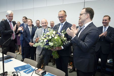 Fraktionssitzung der CDU/CSU-Bundestagsfraktion in Berlin