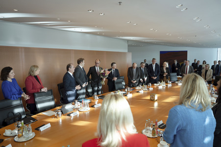 23. Kabinettssitzung des Bundeskabinetts in Berlin