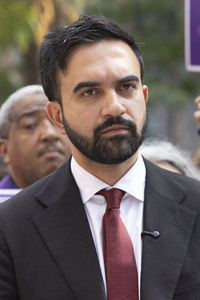 Wahlkampf vom Zohran Mamdani in New York