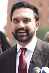 Wahlkampf vom Zohran Mamdani in New York