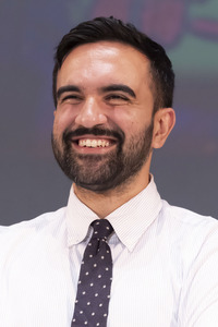 Wahlkampf vom Zohran Mamdani in New York