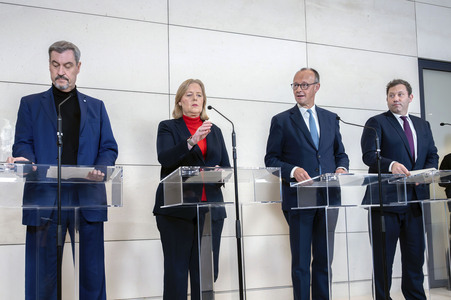 Pressekonferenz des Koalitionsausschusses in Berlin