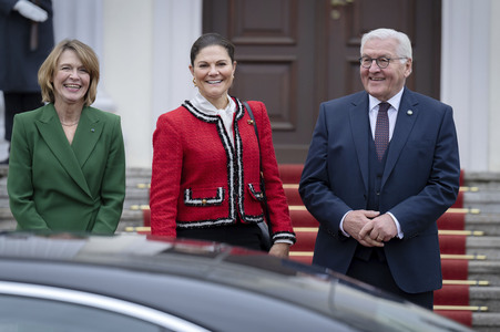 Begrüßung der Kronprinzessin Victoria von Schweden in Berlin