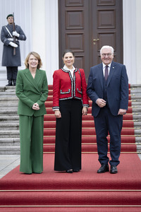 Begrüßung der Kronprinzessin Victoria von Schweden in Berlin